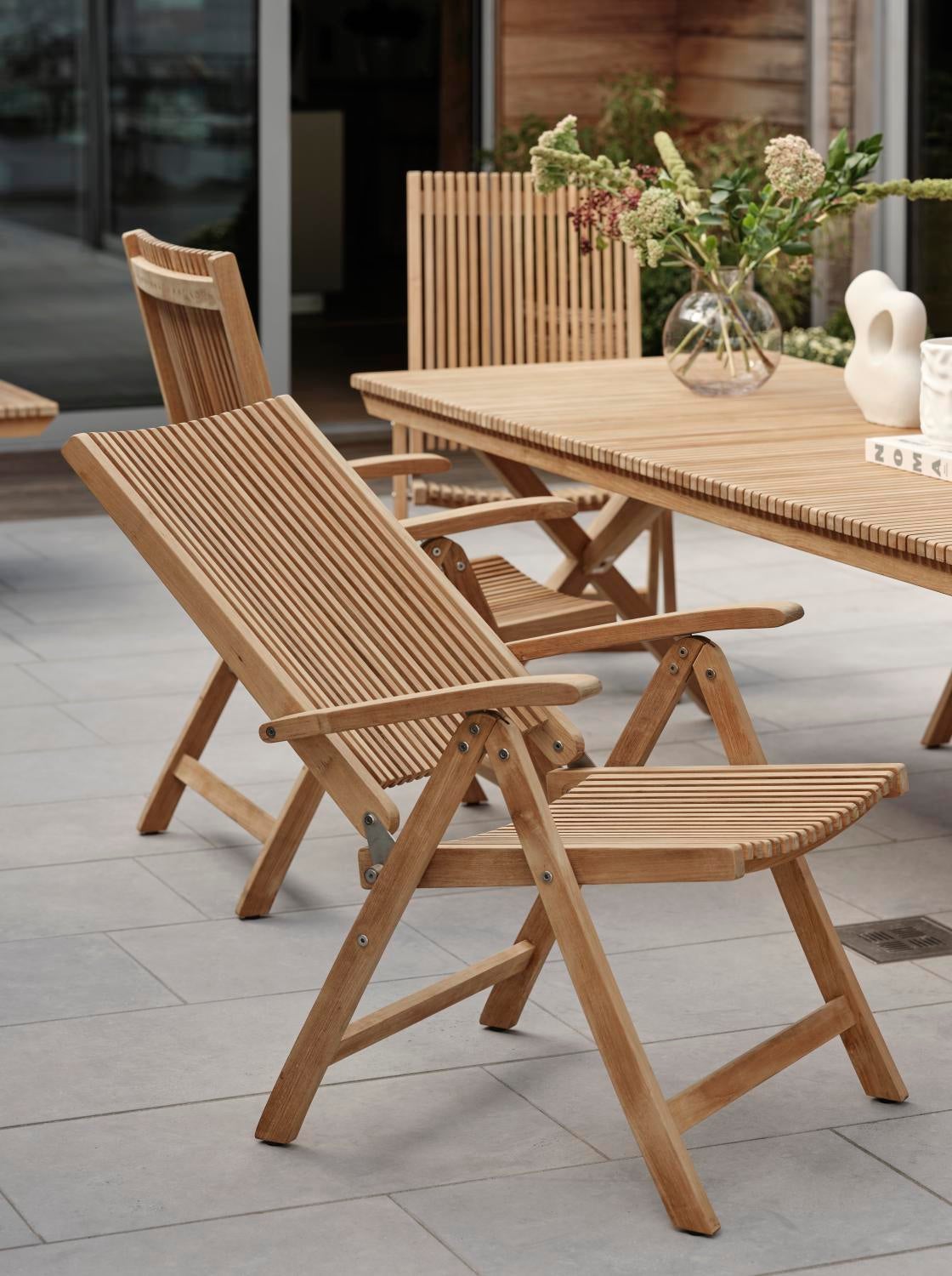 Julita position chair Natural color