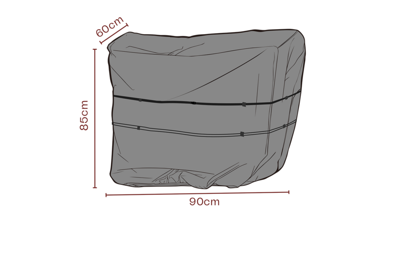 Furniture cover trolley Black