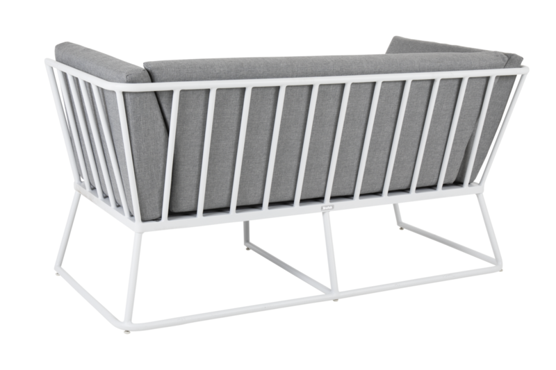 Vence 2-seater sofa White/Pearl grey