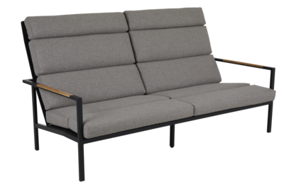 Indus 3-seater sofa Black/beige