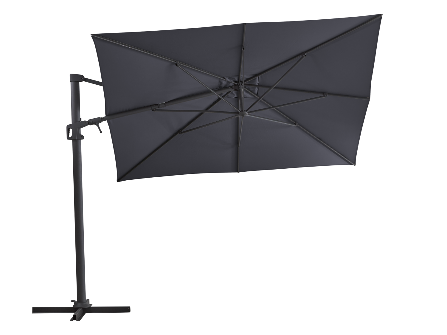 Vinovo hanging parasol Anthracite/Grey