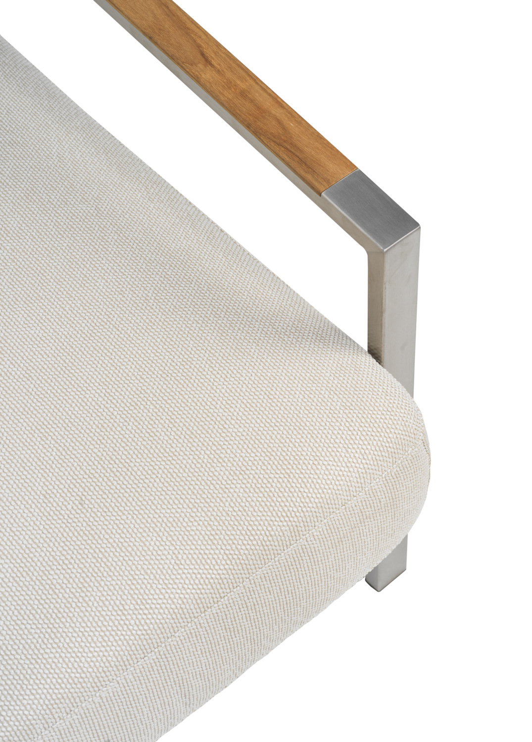 Naos armchair Stainless Steel/Dot Beige