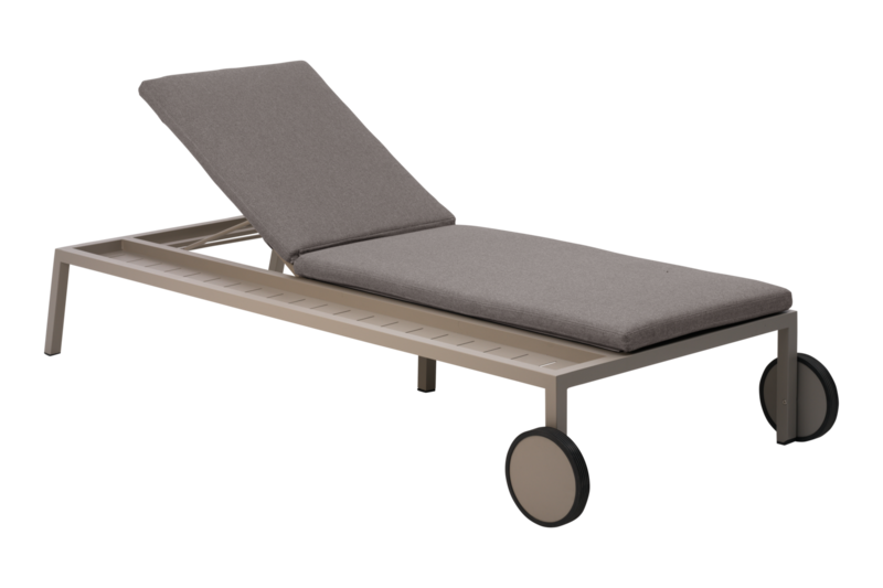 Samvaro lounger Khaki/Soft Dawn