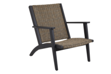 Kira lounge chair Black