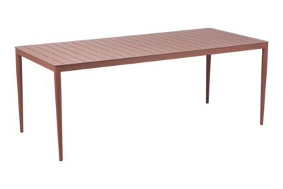 Bigby dining table Zin Red