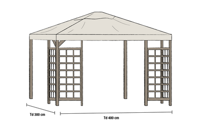 Hov canopy Beige