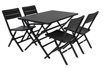 Wilkie café table Black