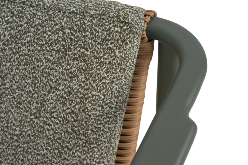 Motty armchair Nordic Green/Teddy Verde