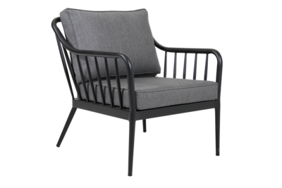 Coleville armchair Black/grey