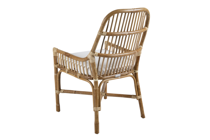 Vallda dining chair Natural colored/white