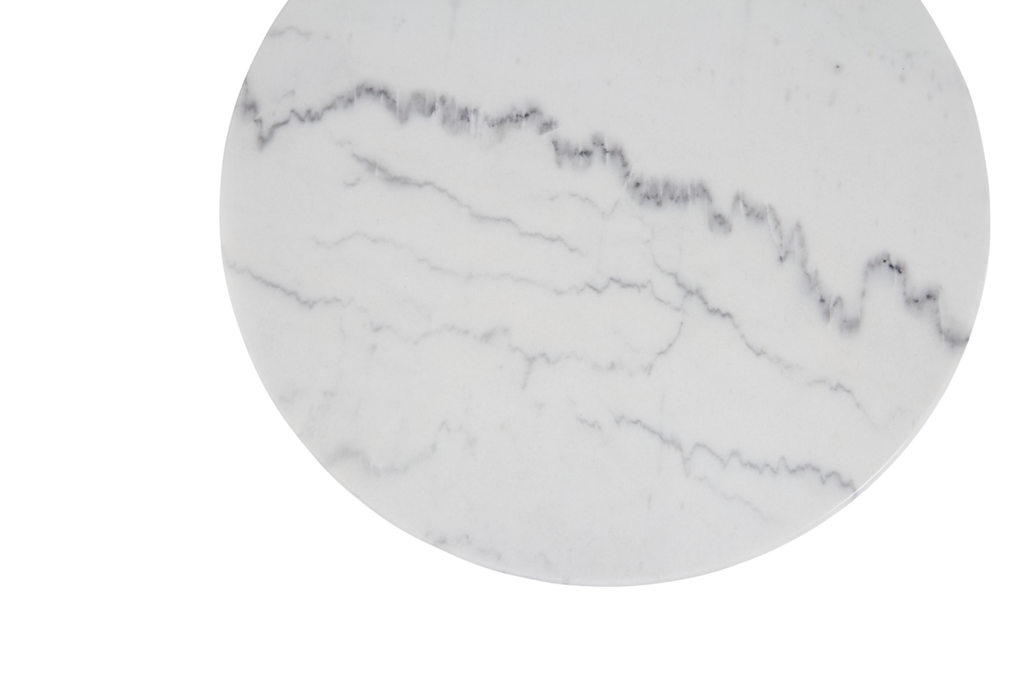 Loire café table White/black