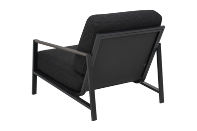 Lyra armchair Black/Teddy Black