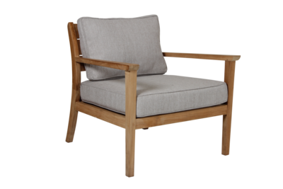 Chios armchair Natural colored/grey