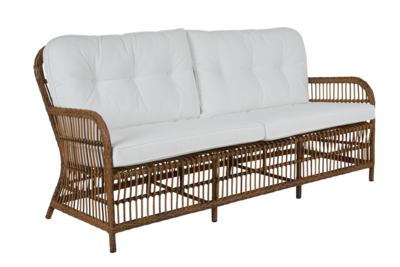 Anemon 3-seater sofa Natural colored/white