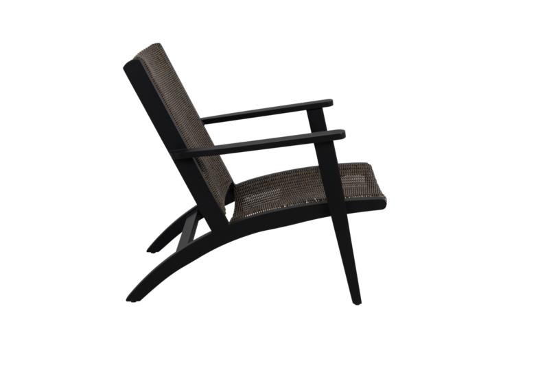 Kira lounge chair Black/rustic