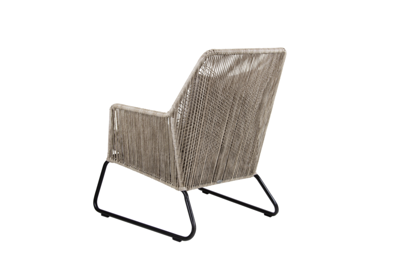 Midway armchair Natural colored/black