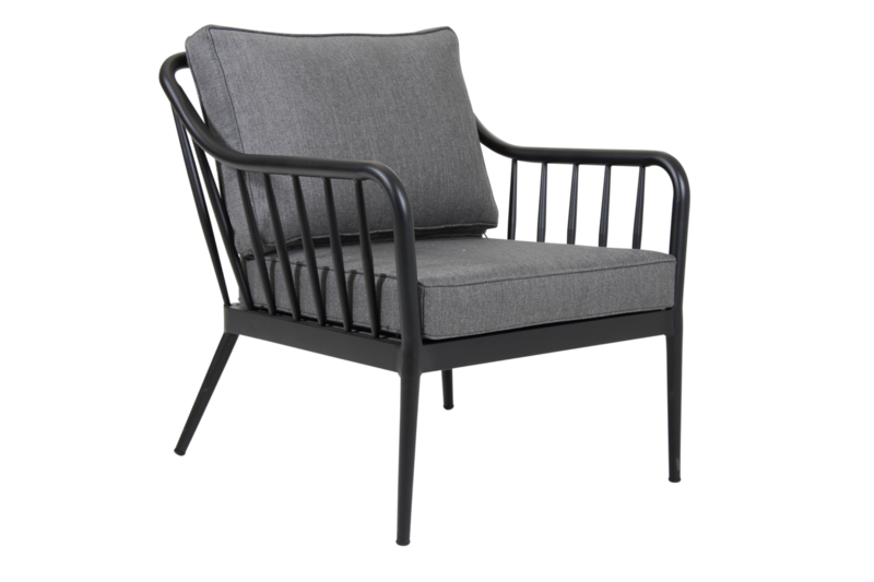 Coleville armchair Black/grey