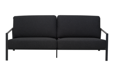 Lyra 2,5-seater sofa Black/Teddy Black