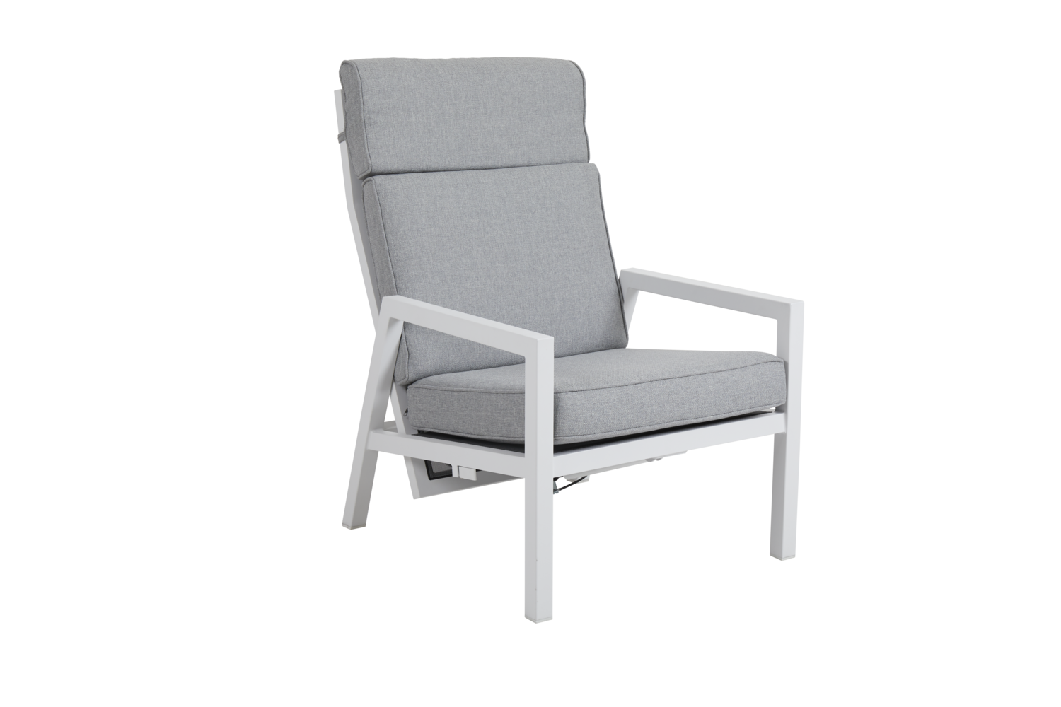 Belfort position armchair White/Pearl grey