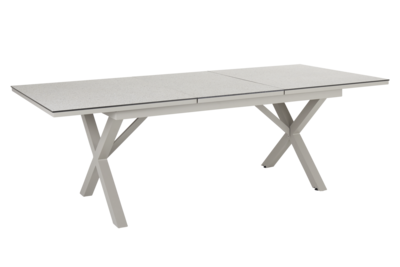 Hillmond dining table Khaki/Terrazzo