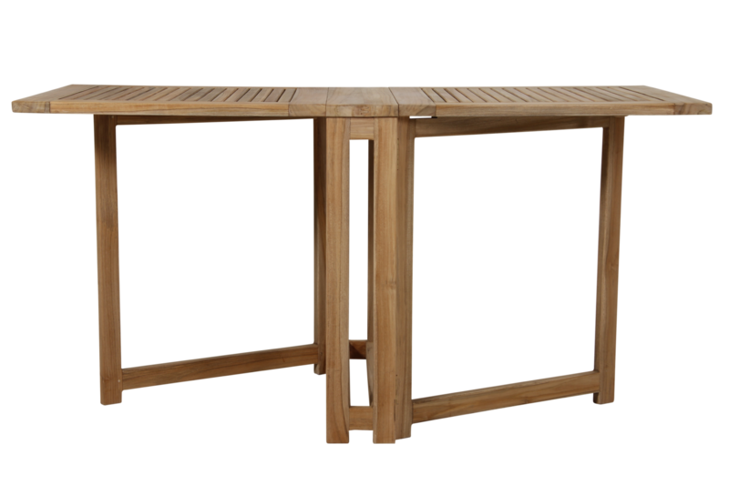 Turin drop-leaf table Natural color