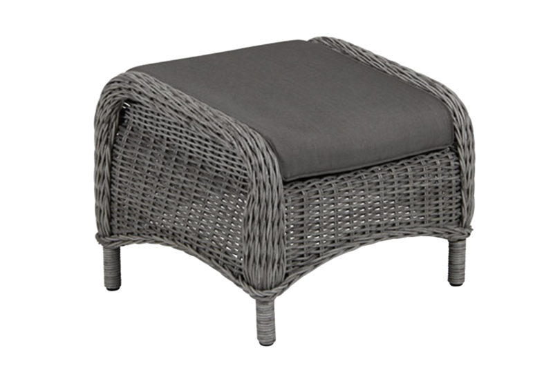 Evita footstool cushion Grey