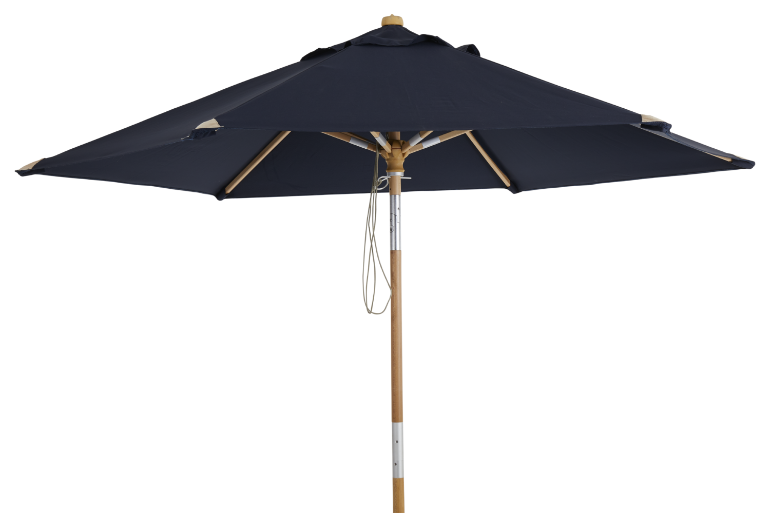 Trieste parasol Nature/Navyblue