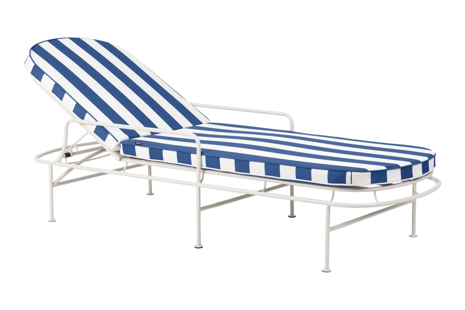 Arts lounger Soft White/Blue Stripes