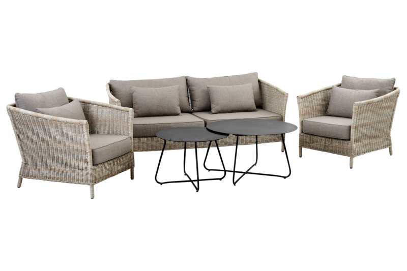 Aster 3-seater sofa Beige/beige