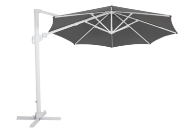 Varallo hanging parasol White/grey