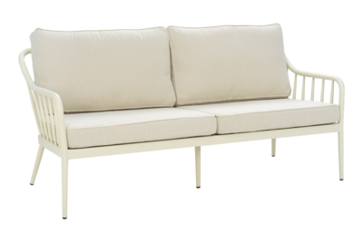 Coleville 3-seater sofa Pearl White/Dot Beige