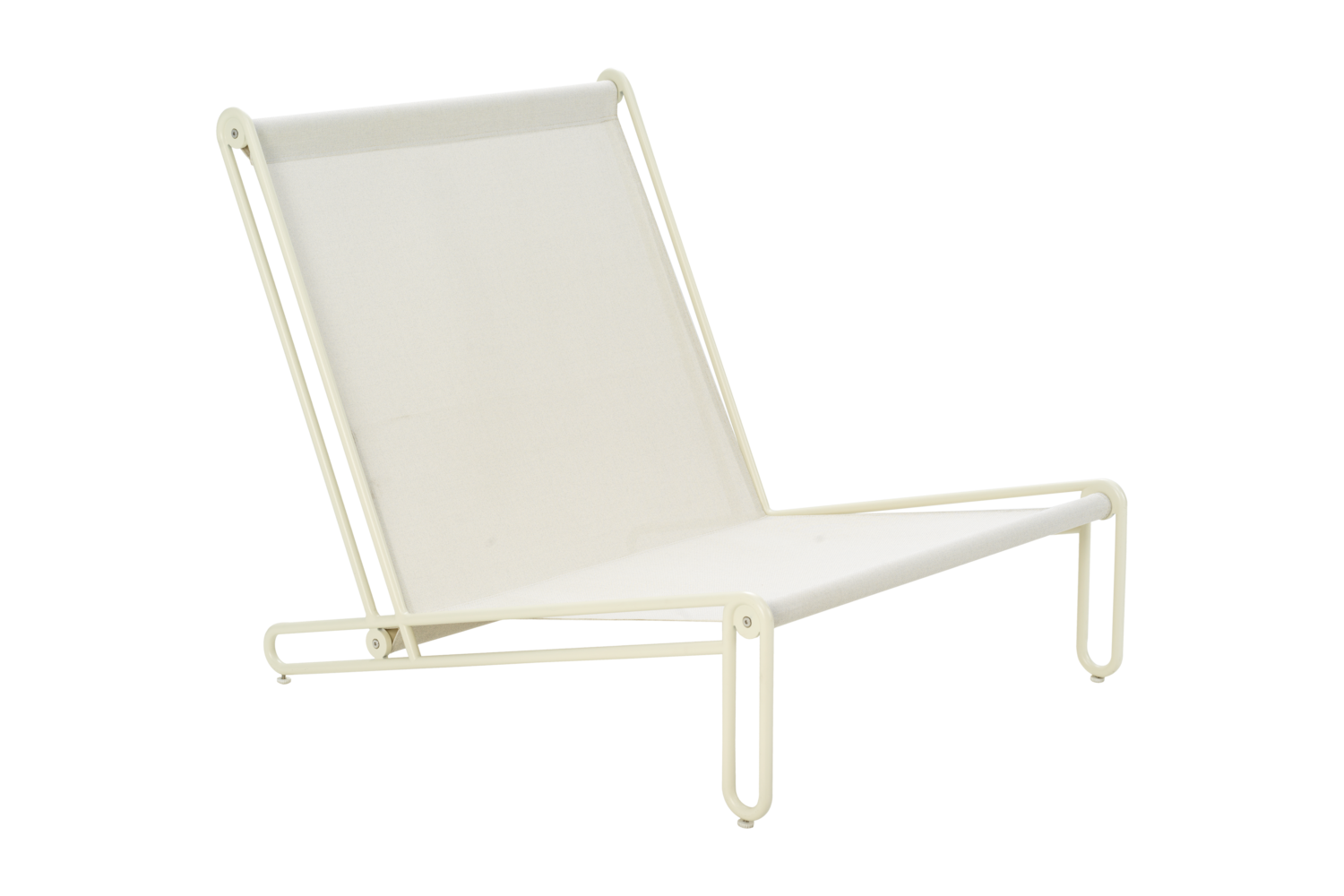 Blixt lounge chair Pearl White/Teddy Orange