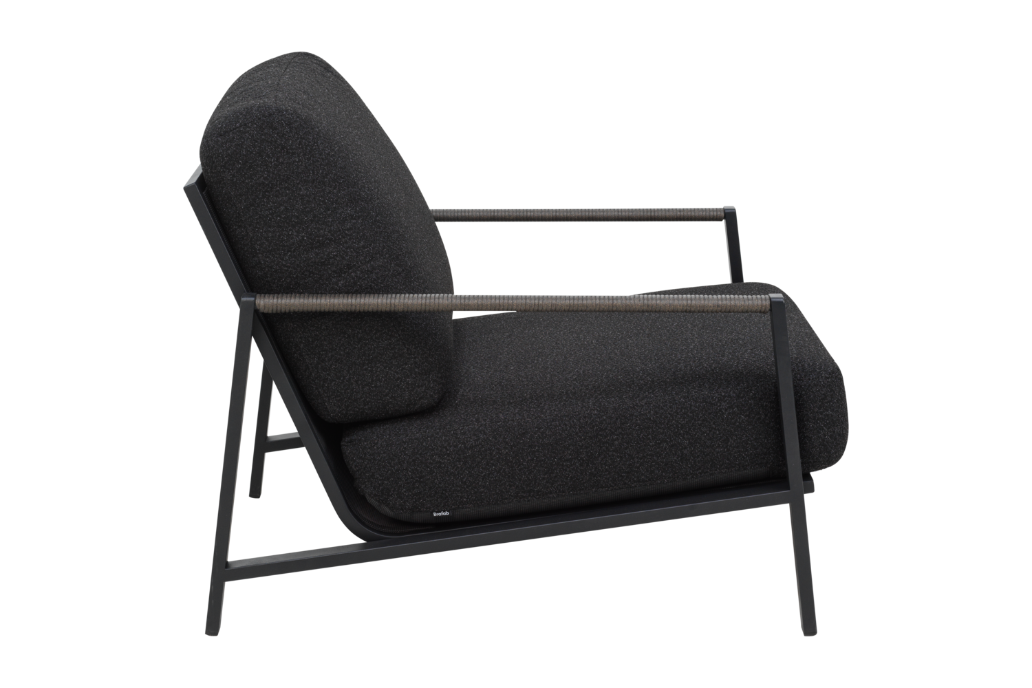 Lyra armchair Black/Teddy Black