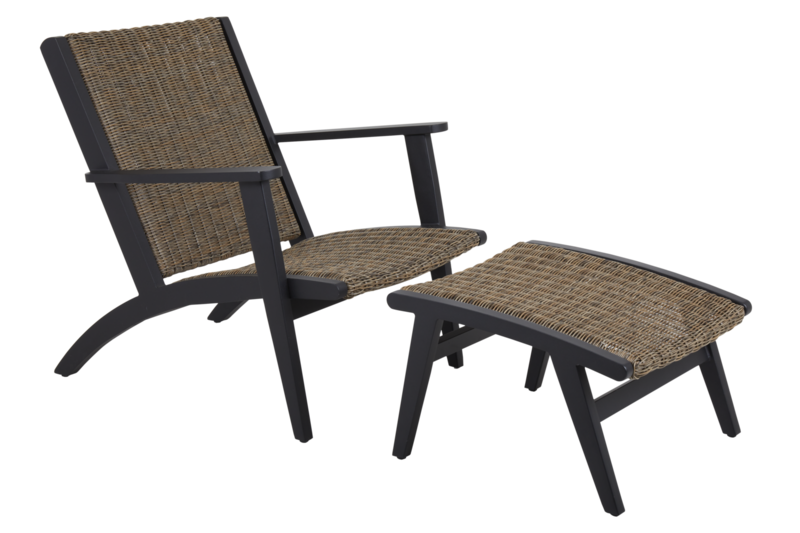 Kira lounge chair Black