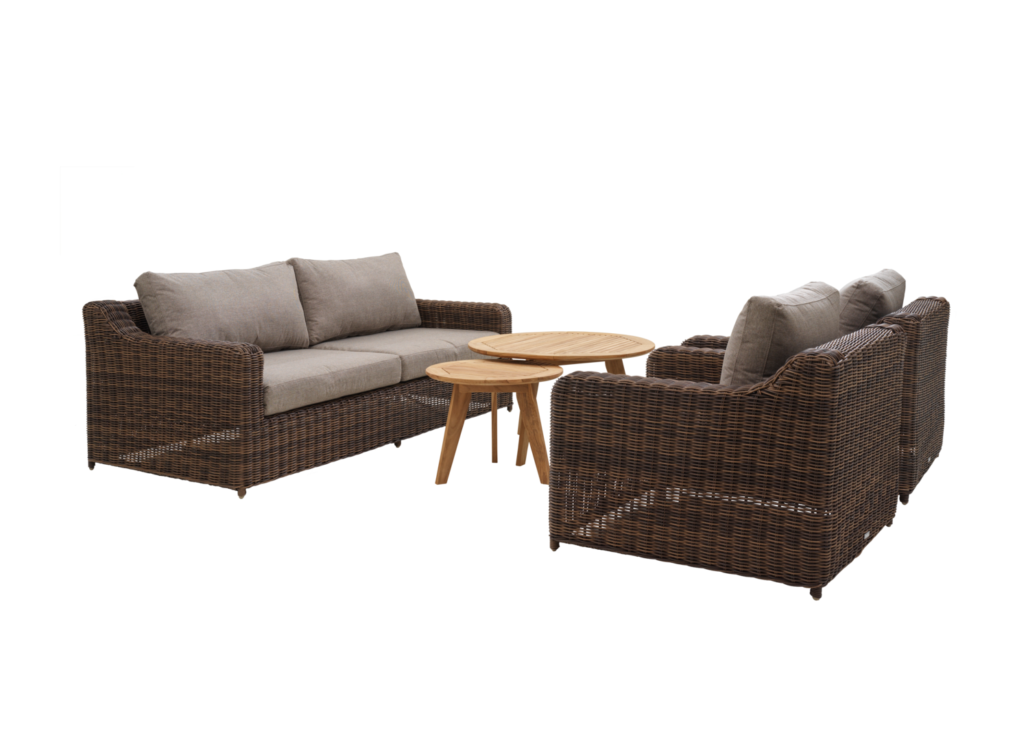 Glendon 2,5-seater sofa Dark Brown/Soft Moose