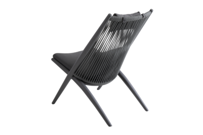 Chiavari armchair Anthracite/grey