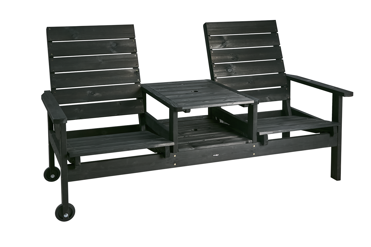 Du & Ja 2-seater sofa Black