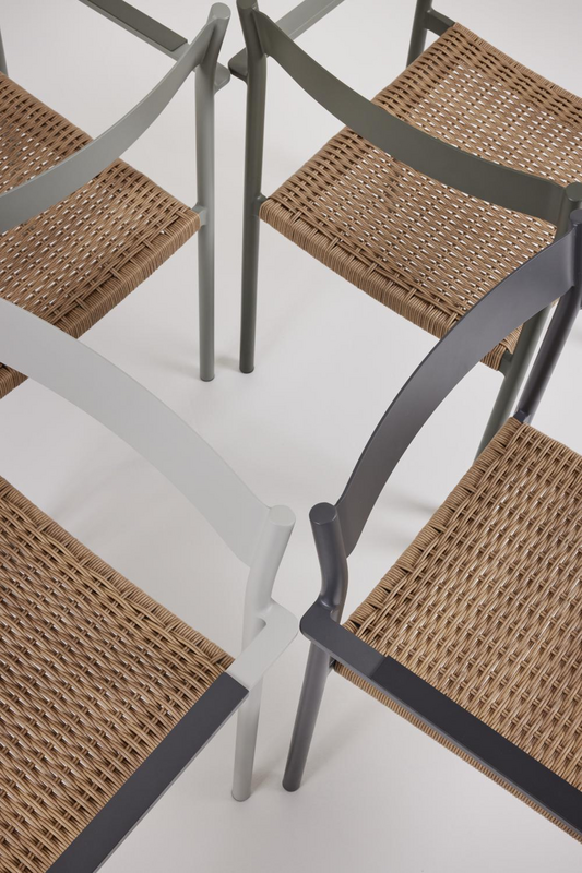 DK dining chair Light Grey/Natur