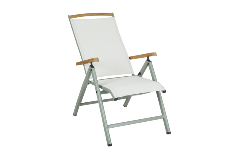 Andy position chair Dusty green/Off-white