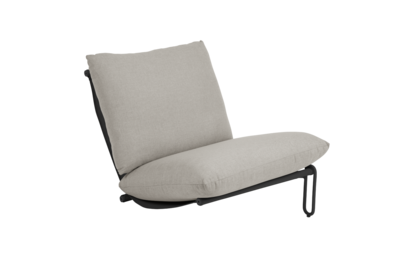 Blixt seat part Black/Cley beige