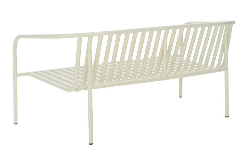 Bendt 2-seater sofa Pearl White/Teddy Orange