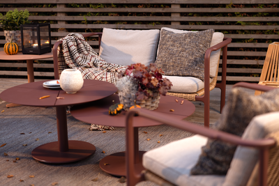 Motty armchair Zin Red/Teddy Beige