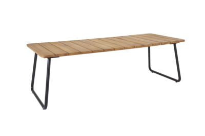 Nolli dining table Black/teak