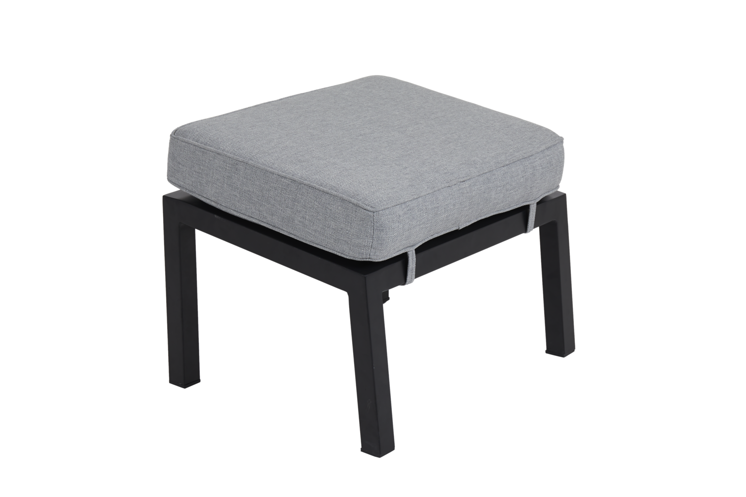 Belfort footstool Black/Pearl Grey