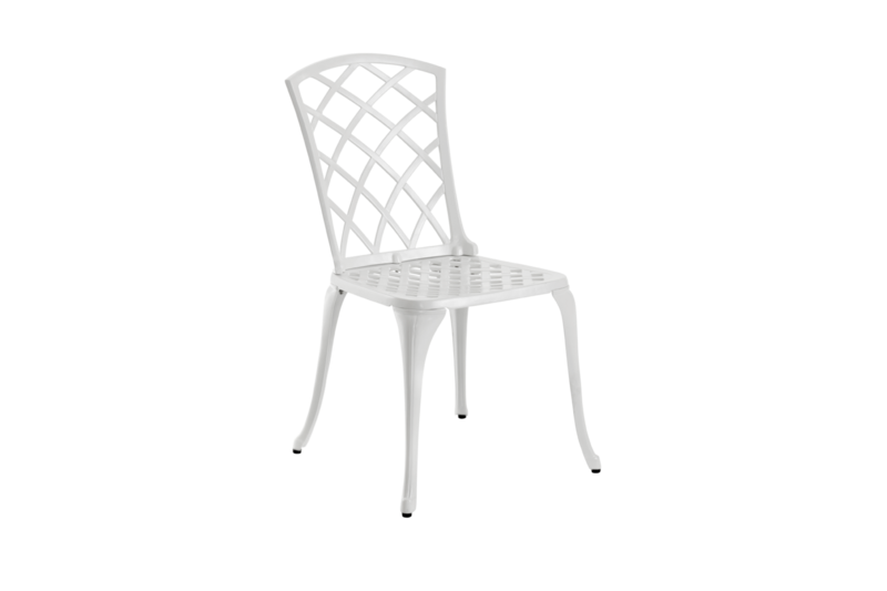 Arras dining chair White