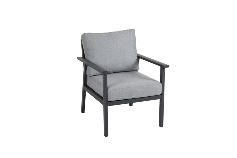 Samvaro armchair Anthracite/Pearl grey