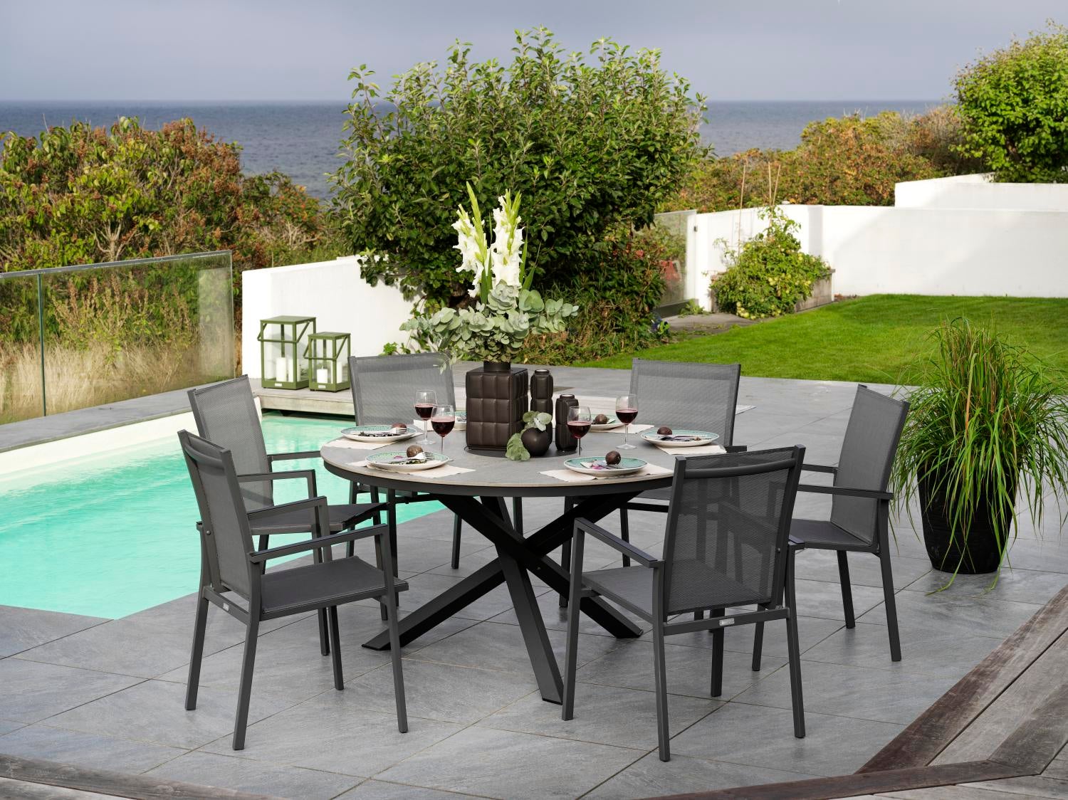 Avanti armchair Anthracite/Grey