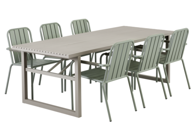 Vevi dining table Khaki