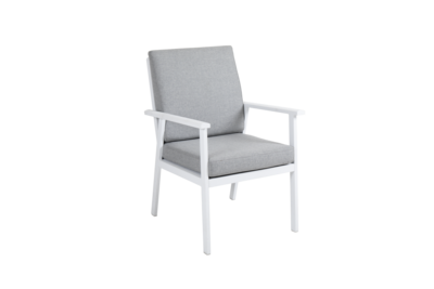 Samvaro armchair White/Pearl grey