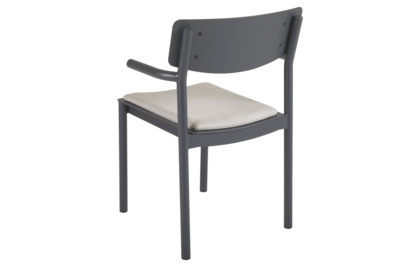 Gusty armchair Anthracite/ash